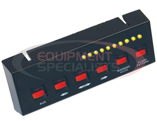 (Buyers) [6391207] Black Pre-Wired 6-Switch Panel 4-On/Off 2-Momentary