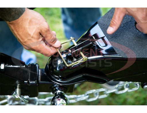 (Buyers) [66070] Snapper Pin - 1/4in Diameter x 3-1/2in Usable Length, Yellow Zinc Plated