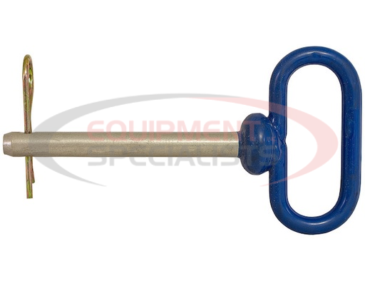 (Buyers) [66127] Steel Hitch Pin w/Blue Poly-Coated Handle - 1 x 4-1/2 Inch Usable Length