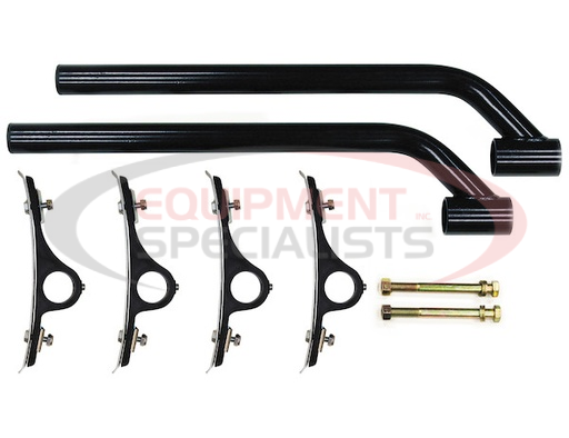 (Buyers) [8591000] Black Powder Coated Poly Fender Mounting Kit - One per fender required