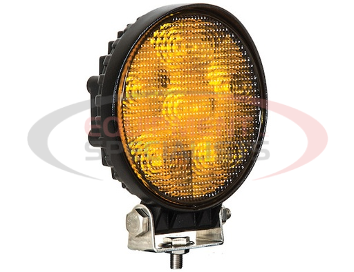 (Buyers) [8891015] POST-MOUNTED 4.5 INCH AMBER LED STROBE LIGHT