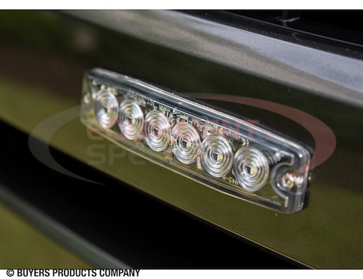 (Buyers) [8892208] Ultra Thin 5 Inch Amber/Blue LED Strobe Light