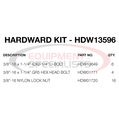 (Boss) [HDW13596] FASTENER KIT, HONDA FOREMAN UC, 06-13