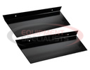 Replacement Black Powder Coat Under Tailgate Spill Shield Pair
