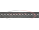 Aluminum Continuous Hinge .093 x 72 Inch Long with 1/4 Pin and 3.0 Open Width
