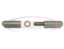 Aluminum Weld-On Bullet Hinge with Stainless Pin and Bushing - 0.61 x 3.15 Inch