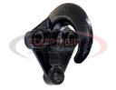3- Hole Black Powder Coated Drop Forged Bolt-On Heavy-Duty Towing Hook