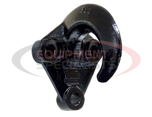 (Buyers) [B076A] 3- Hole Black Powder Coated Drop Forged Bolt-On Heavy-Duty Towing Hook