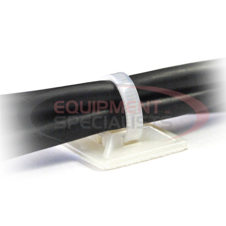(Buyers) [B08462] 1-inch White Mounting Base for Cable Zip Ties With Adhesive (100-Pack)