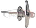 T-Type Locking Door Handle - 3-7/8 Inch Handle Length with CL001 Key