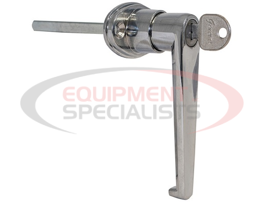 (Buyers) [B2394L] L-Type Locking Door Handle - 3-1/2 Inch Handle Length with CL001 Key