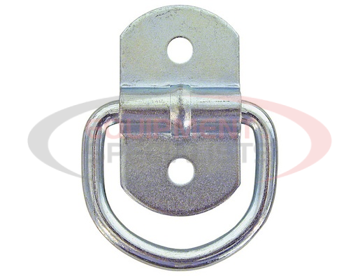 (Buyers) [B23SS] 1/4 Inch Forged Light Duty Rope Ring With 2-Hole Mounting Bracket - Stainless Steel