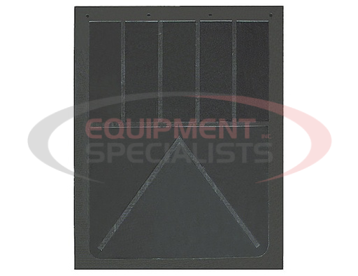 (Buyers) [B24SRP] Heavy Anti-Spray Black Rubber Mudflaps 24x24 Inch
