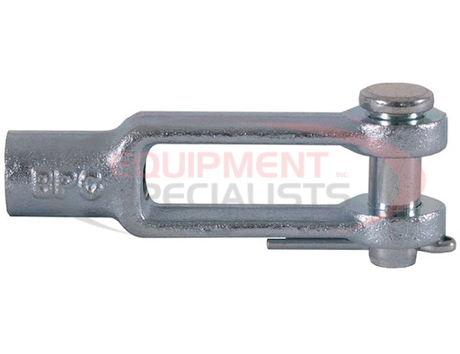 (Buyers) [B27084AZKT] B27084AZ 3/8 Inch Clevis with Pin and Cotter Pin Kit-Zinc Plated