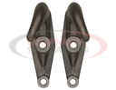 2-Hole Plain Finish Drop-Forged Heavy Duty Towing Hook Pairs