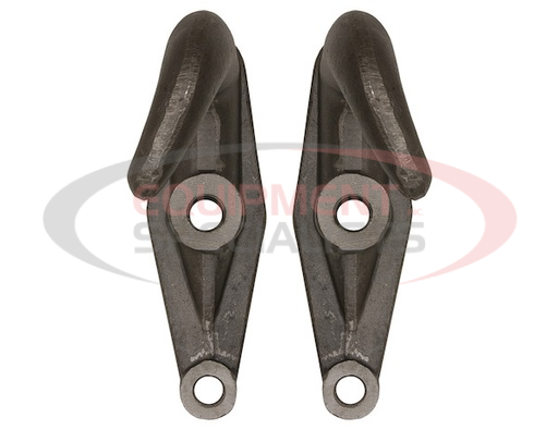 (Buyers) [B2801A] 2-Hole Plain Finish Drop-Forged Heavy Duty Towing Hook Pairs