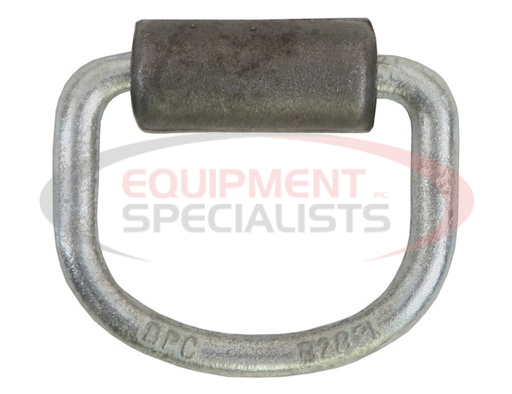 (Buyers) [B28F] 3/8 Inch Heavy Duty Rope Ring With Weld-On Mounting Bracket Zinc Plated