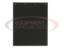 Spray Reducing Grooved Black Polymer Mudflaps 24x30 Inch