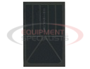 Solid Black Rubber Mudflaps 24x30 Inch