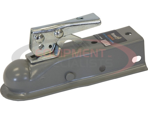 (Buyers) [0091050] Straight Tongue Coupler - 1-7/8 Inch Ball, 2 Inch Channel, 200 Pound Tongue Weight, Primed Steel