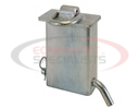 Stake Pocket 3/8 Inch Forged D-Ring (Zinc Plated)