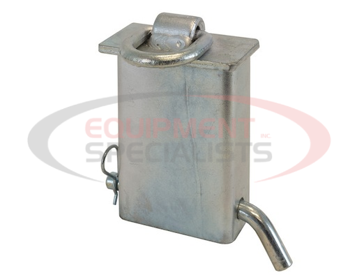 (Buyers) [B32SPZ] Stake Pocket 3/8 Inch Forged D-Ring (Zinc Plated)