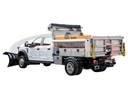 9 FOOT SALTDOGG® MEDIUM DUTY MDS WITH ELECTRIC SPREADER AND HYDRAULIC HOIST