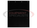 Spray Reducing Grooved Black Polymer Mudflaps 24x36 Inch