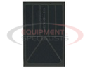 SOLID BLACK RUBBER MUDFLAPS 24X36 INCH