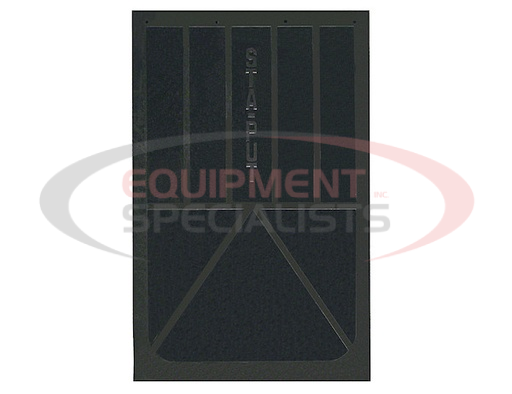 (Buyers) [B36SPP] Solid Black Rubber Mudflaps 24x36 Inch
