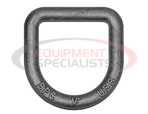 (Buyers) [B38RZW] 1/2 INCH FORGED WHITE ZINC-PLATED D-RING