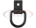 1/2 Inch Forged D-Ring With 1-Hole Integral Mounting Bracket