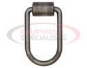 1/2 Inch Forged Extended D-Ring With Integral Weld-On Mounting Bracket