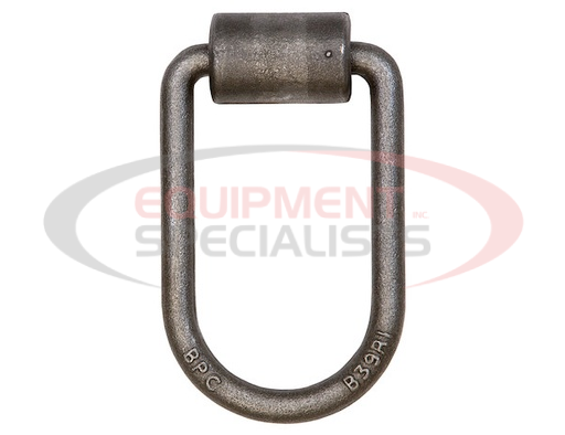 (Buyers) [B39W] 1/2 INCH FORGED EXTENDED D-RING WITH INTEGRAL WELD-ON MOUNTING BRACKET