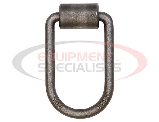 (Buyers) [B39W] 1/2 Inch Forged Extended D-Ring With Integral Weld-On Mounting Bracket