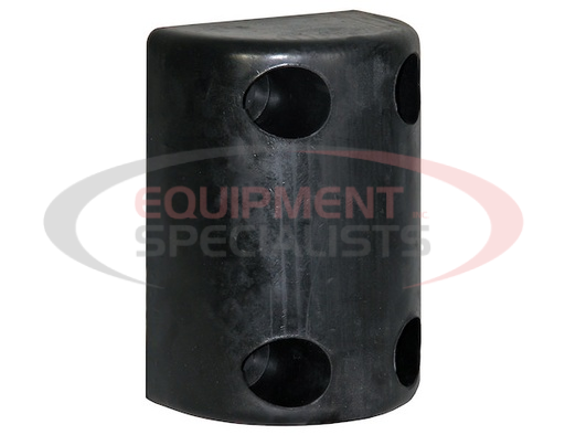 (Buyers) [B4500] Precision Molded Rubber Bumper - 5-1/2 x 3-23/32 x 7-5/8 Inch Tall - Set of 2