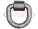 Domestically Forged 1 Inch D-Ring with Weld-On Mounting Bracket