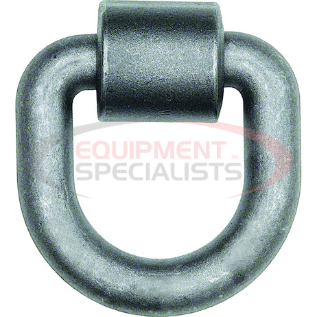 (Buyers) [B48I] 1 Inch Forged D-Ring with Weld-On Mounting Bracket