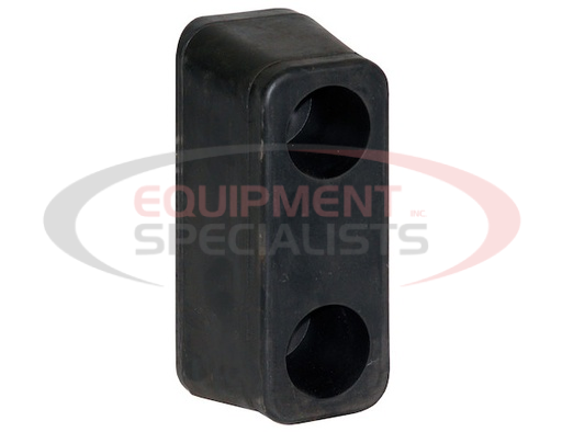 (Buyers) [B5540] Molded Rubber Bumper - 2-9/16 x 3 x 6 Inch Tall - Set of 2