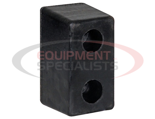 (Buyers) [B6000L] Molded Rubber Bumper - 3-1/2 x 3-1/2 x 6 Inch Tall - Set of 2