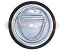 Surface Mounted Or Recessed Rope Ring Zinc Plated With Plastic Bezel