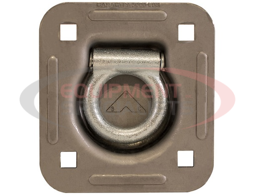 (Buyers) [B801] Heavy Duty Recessed Rope Ring Non-Plated Weldable Bracket