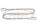 9/32X72 INCH CLASS 2 TRAILER SAFETY CHAIN WITH 2-QUICK LINK CONNECTORS